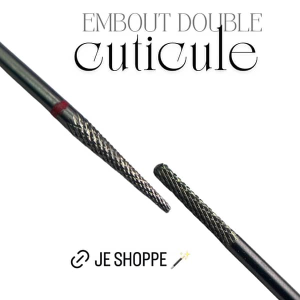 Embout Double Cuticule | Précision & Finition Parfaite